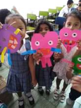 Hearts and stars from first grade students