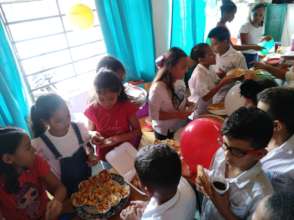 International food fair in English Class