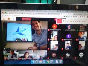 Online classes with international volunteers