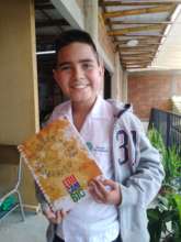 Juan Pablo designed his own notebook