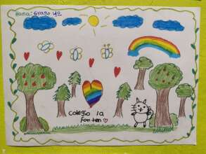 "Our dream school" drawing by fourth grader