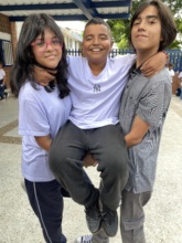 Eighth graders are happy to be back at CLF