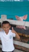 Juan, one of our sponsored  students