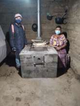 Recently constructed stove in Totonicapan