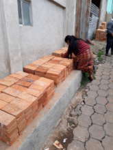 Margarita unloading stove materials