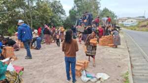 Distribution of materials