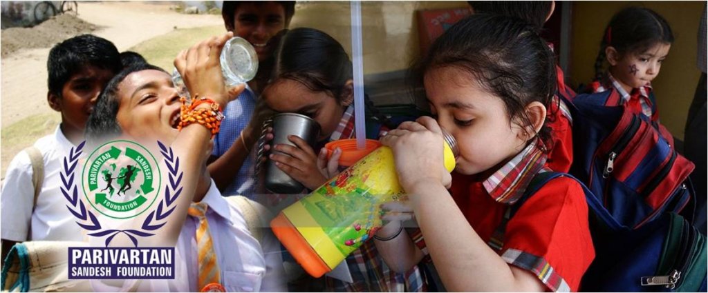 Distribute free Water Bottles and Lunch Boxes