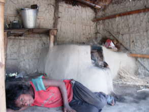 Picture reflect poverty in Rural areas of Nepal
