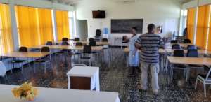 Preparing for classroom instruction.