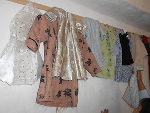 Mock Dresses made by students