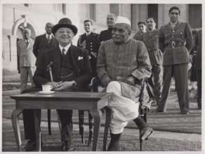 Buchman with President of India 1952