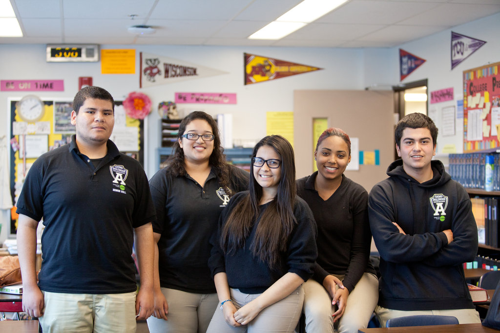 A few of our first academic-year students!