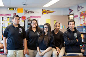 A few of our first academic-year students!