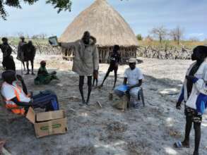 Seed distribution Dhoreak, South Sudan.