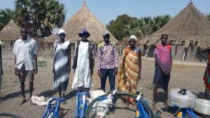 Foot pumps to help farming.