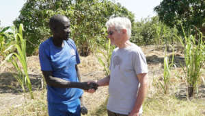 Jack Hickel visits Old Fangak farms.