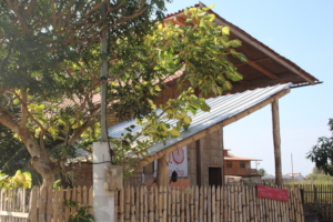 Seismic resistant bamboo Library
