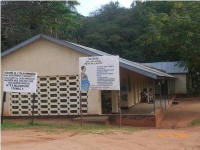 Providing education to a 5th graders in Mtwara