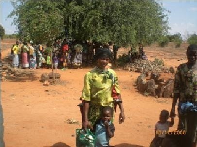 Providing education to a 5th graders in Mtwara