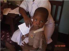 A child of a health care worker
