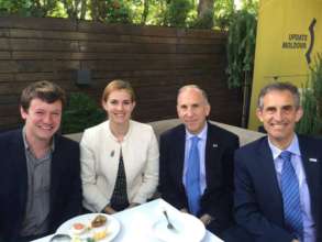 FSEA Board Members Talking with Ambassador Pettit