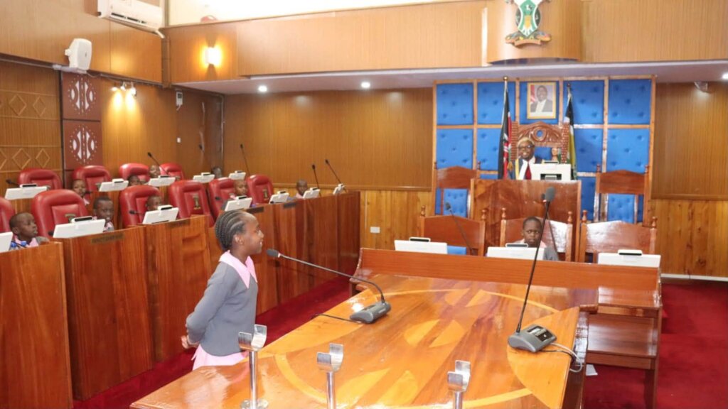 Inside the County Assembly