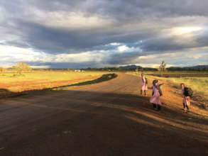 A long walk home for some pupils