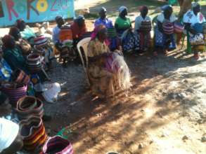 Elderly Ladies Group Meeting