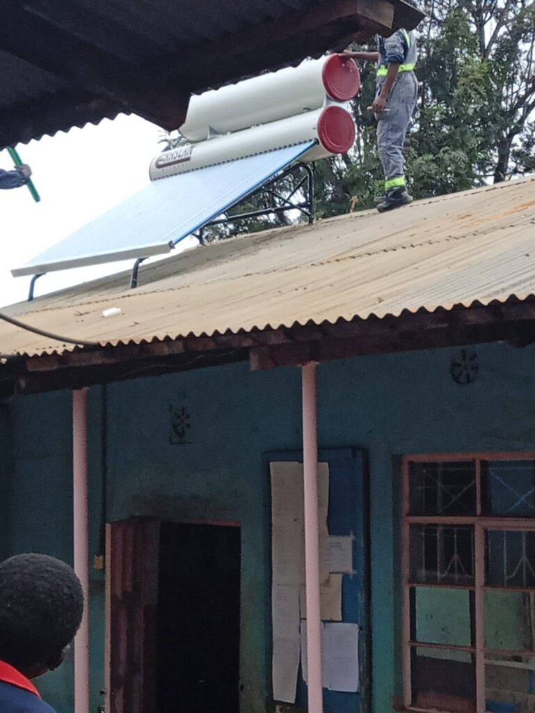 Solar panels for the girls' dorm