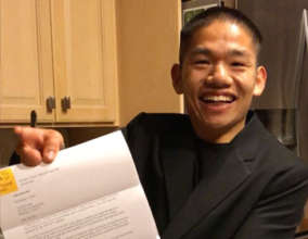 Opening an Acceptance Letter!