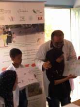 Drawing competition in schools on World Rabies Day