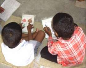 Students at the ISF school