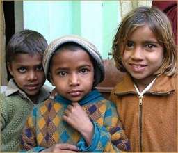 Kids at the ISF school