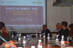 Health secretary participation during Salt Summit