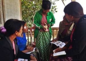 TBA Trainers training local women