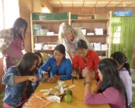 TBAs learning to stitch wounds