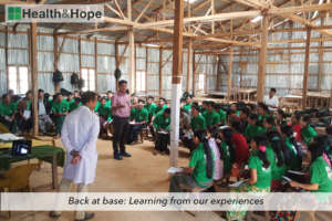 Back at base: Learning from our experiences