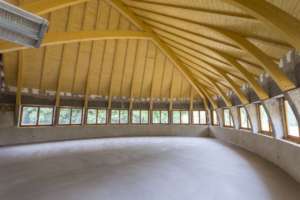Small room of the gym from inside