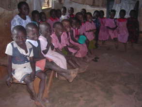 Children at a Masindi nursery