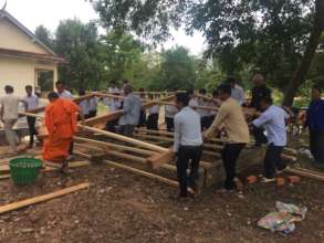 Local Residents Build Teacher Housing