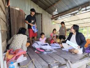Students received support with study materials