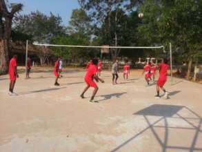 Volleyball Court in Run Ta Ek