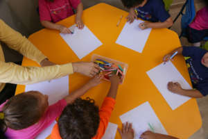 Children at school
