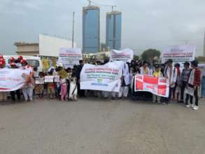 WHD walk with active participation  of community