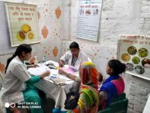 Checkups by doctors
