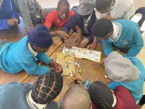 Participants planning together