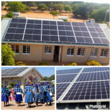 Solar Panels at SSI in Mochudi,Botswana