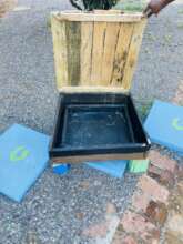 Ta da! The solar oven proudly made by us!