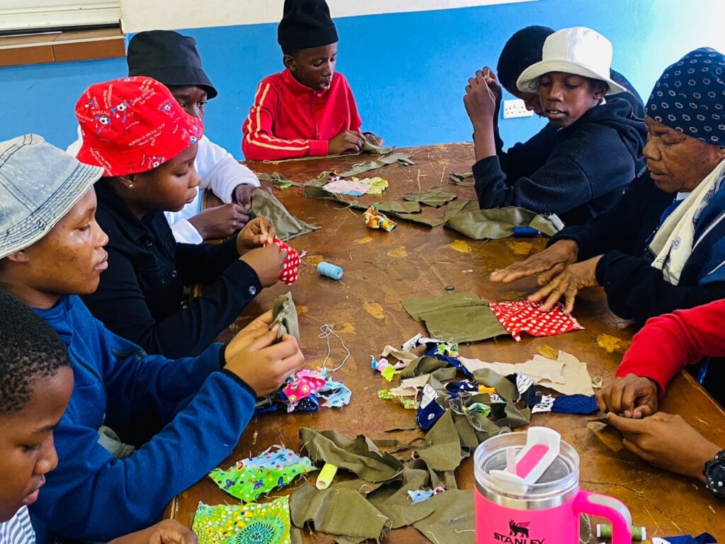 Lecturer Granny imparting knowledge. Priceless