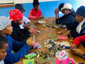 Lecturer Granny imparting knowledge. Priceless